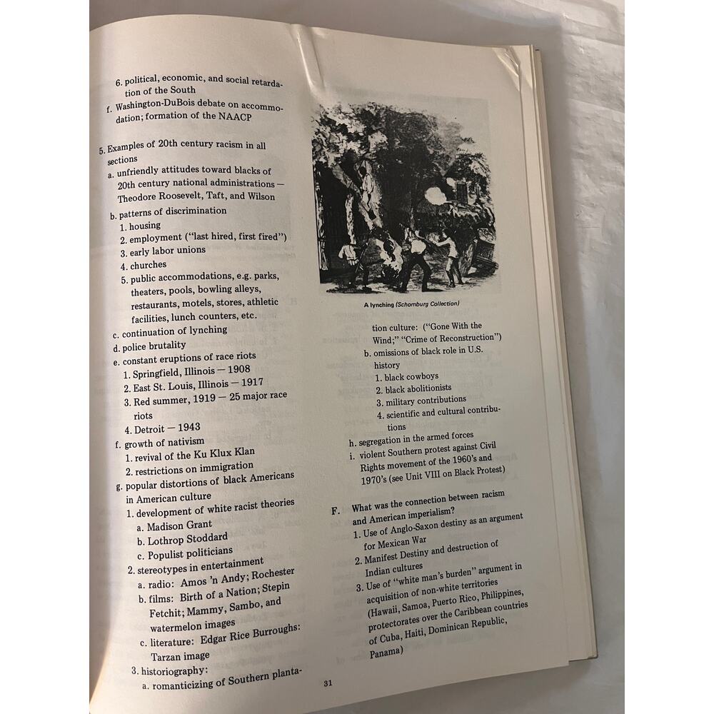 1972 History of Black Americans UFT Study Guide Black History Hardcover Book - Picture 10 of 16
